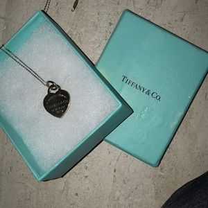 Tiffany and co heart necklace